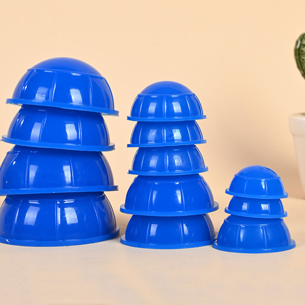 Cupping Therapy Set - Mangkuk hisap silikon 12 buah, kaleng