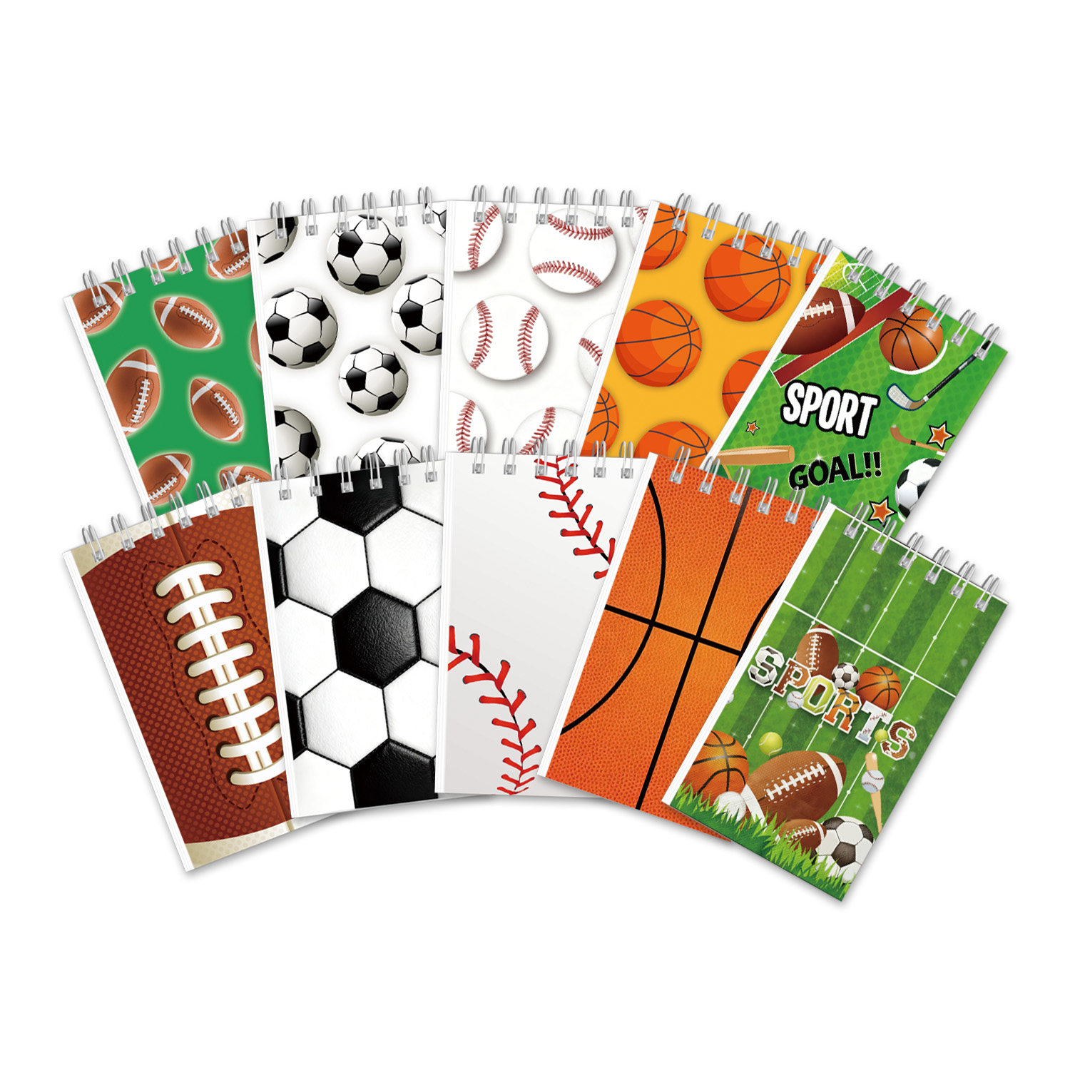 Fitness Journal Planner - Buku Catatan Spiral Mini Multi Olahraga