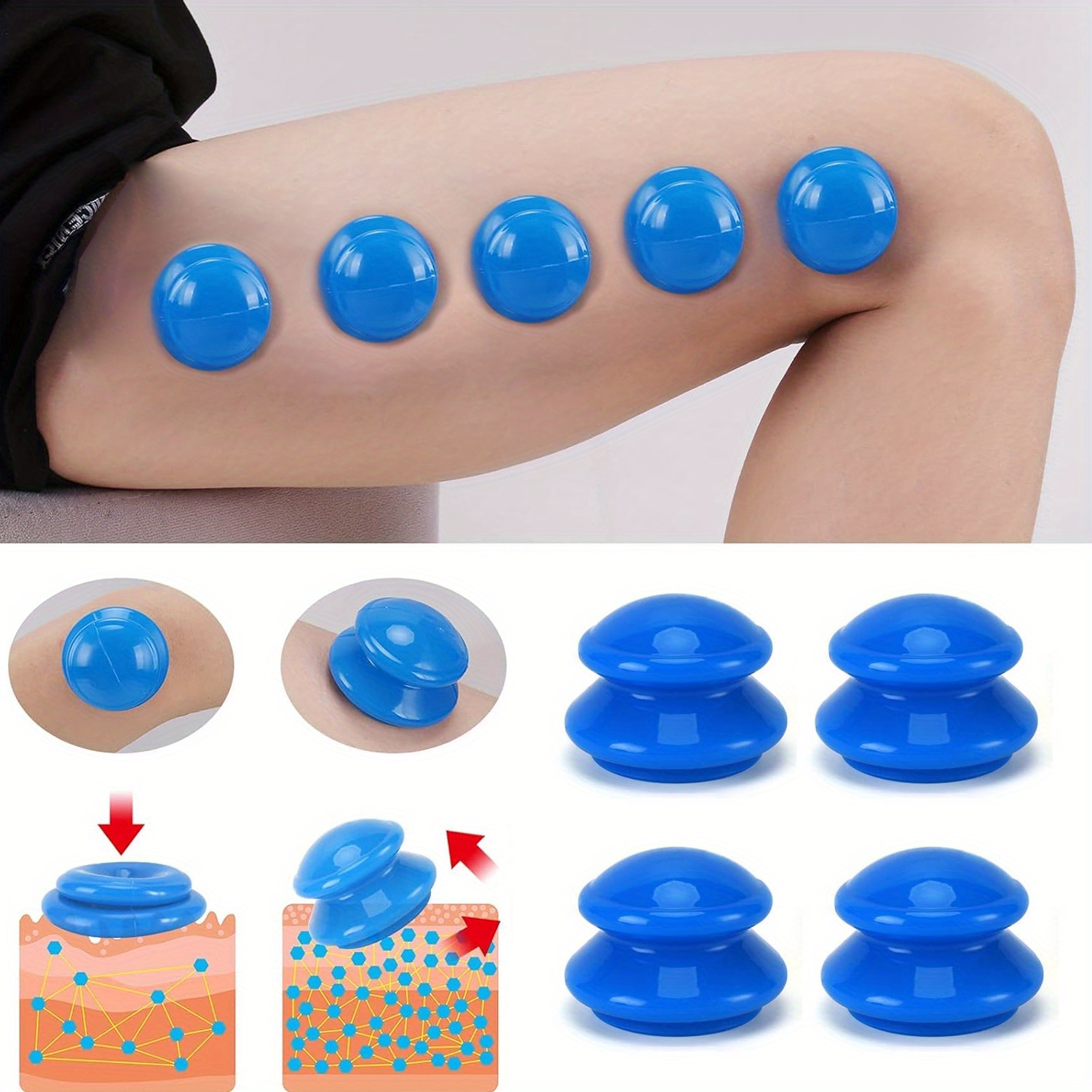 Cupping Therapy Set - 1 buah Set bekam terapi silikon,