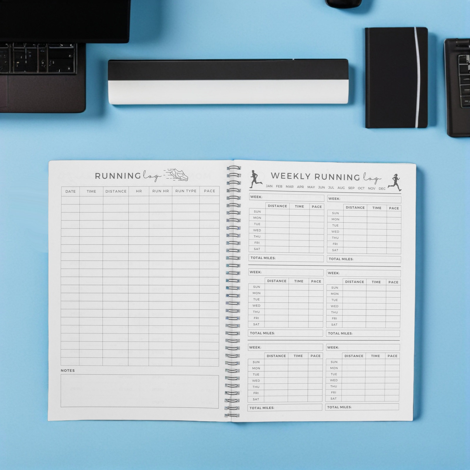 Perencana Kebugaran Jurnal Lat - Fitness Journal Planner ulasan dan harga