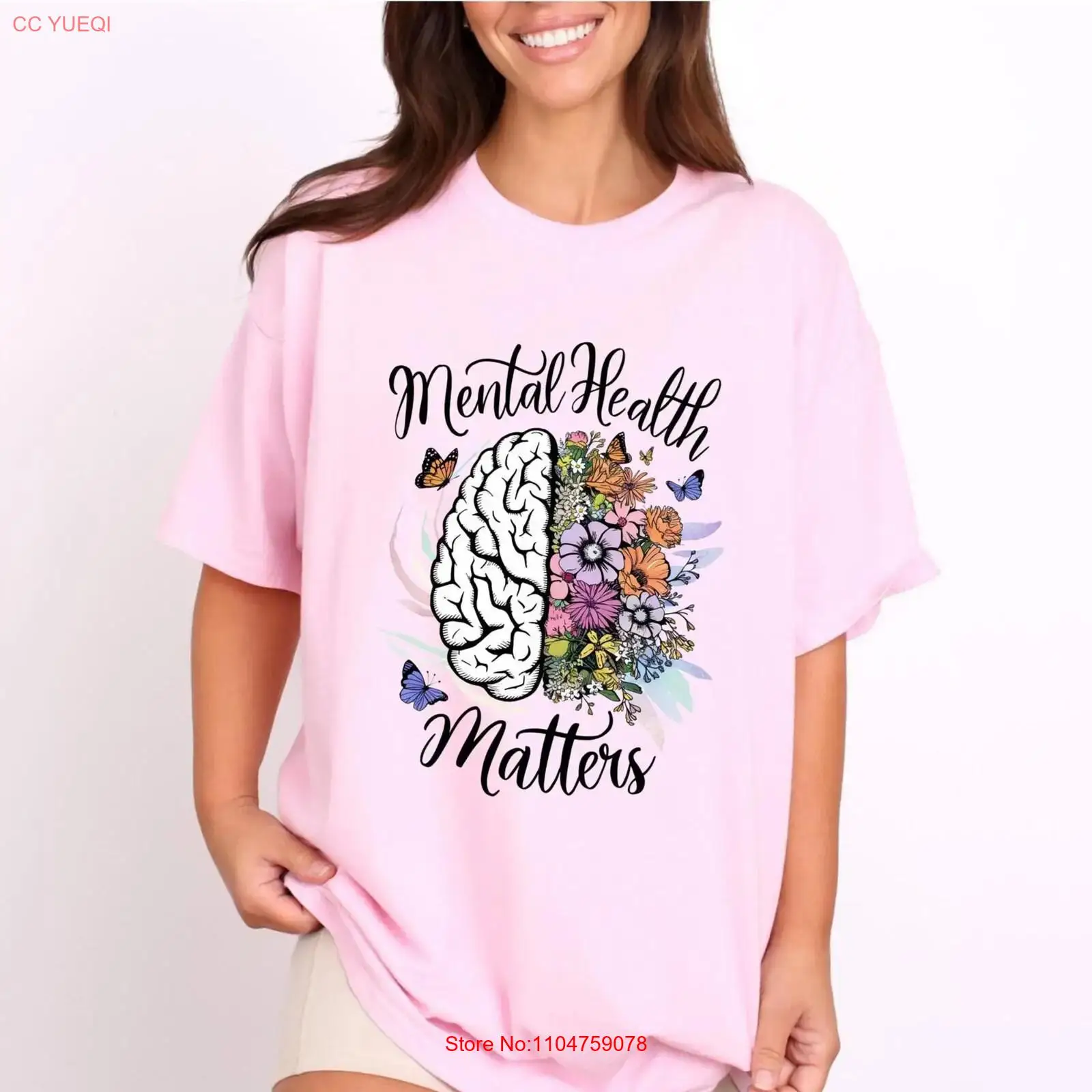 Kaos Mental Health Matters unt - Health Wellness Nurse ulasan dan harga