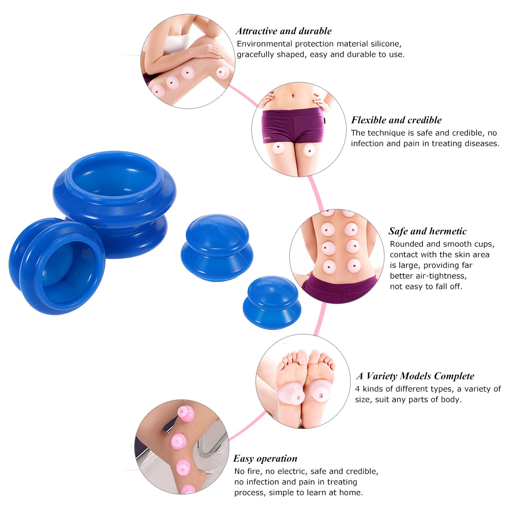 Cangkir silikon vakum Anti sel - Cupping Therapy Set ulasan dan harga