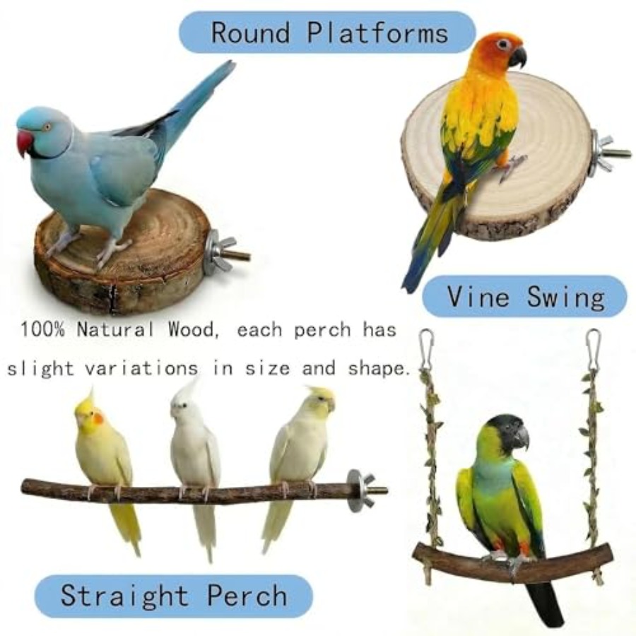 8PCS tempat bertengger burung  - Health & Wellness Lafayette ulasan dan harga
